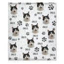Colorful Upload Pet Image - Gift For Cat Lovers - Personalized Blanket - Lovscape