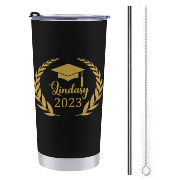 Congrats to the Graduate Custom Name Tumblers - Class of 2023 - Graduation Memorial Gift - Lovscape