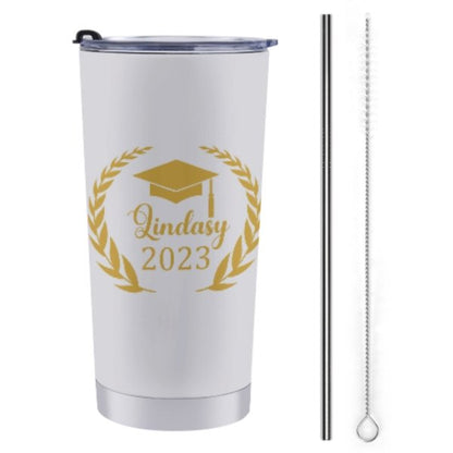 Congrats to the Graduate Custom Name Tumblers - Class of 2023 - Graduation Memorial Gift - Lovscape