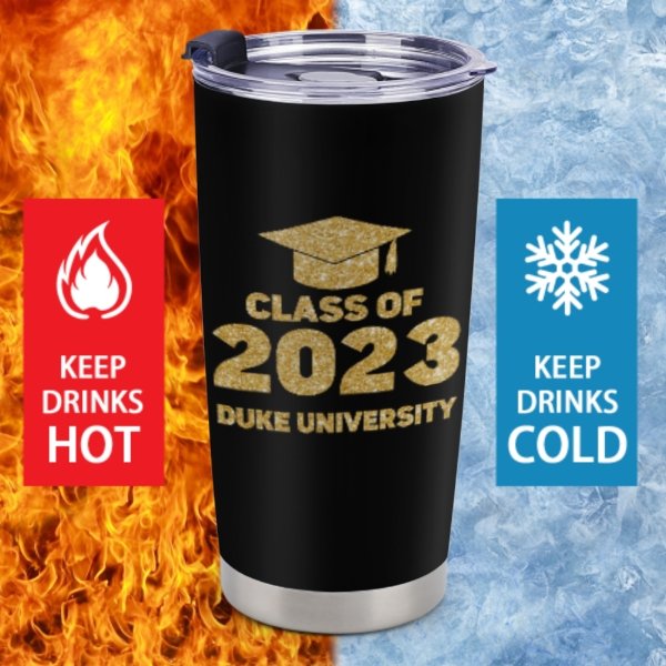 Custom Personalized Class of 2023 Tumblers - Graduation Memorial Gift - Lovscape