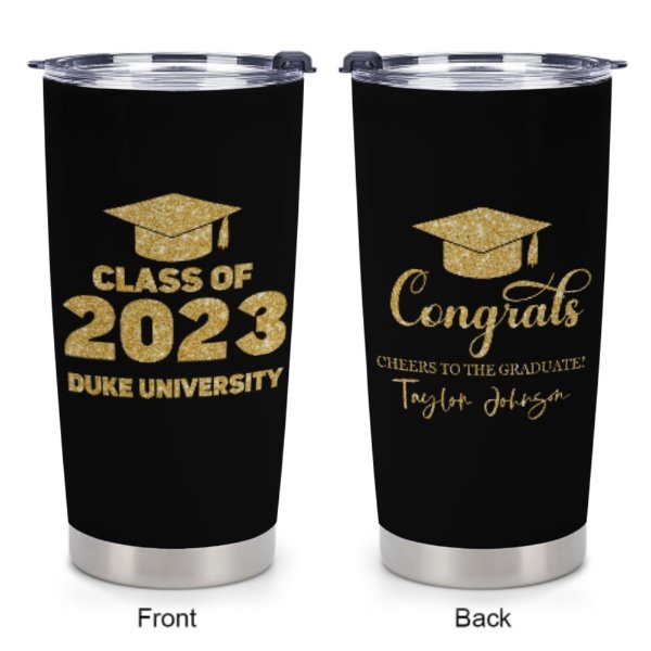 Custom Personalized Class of 2023 Tumblers - Graduation Memorial Gift - Lovscape