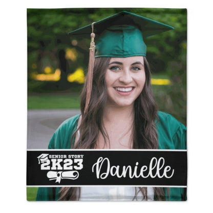 Custom Photo Graduation Blanket Senior 2023 Gift - Lovscape