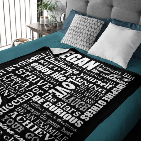 Dream Big Graduation Custom Name Blanket - Lovscape