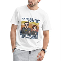 Father And Son And Daughter Best Friends For Life - Personalized Shirt - Father's Day Gift For Dad, Father, Grandpa - lovscape