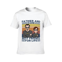 Father And Son And Daughter Best Friends For Life - Personalized Shirt - Father's Day Gift For Dad, Father, Grandpa - lovscape