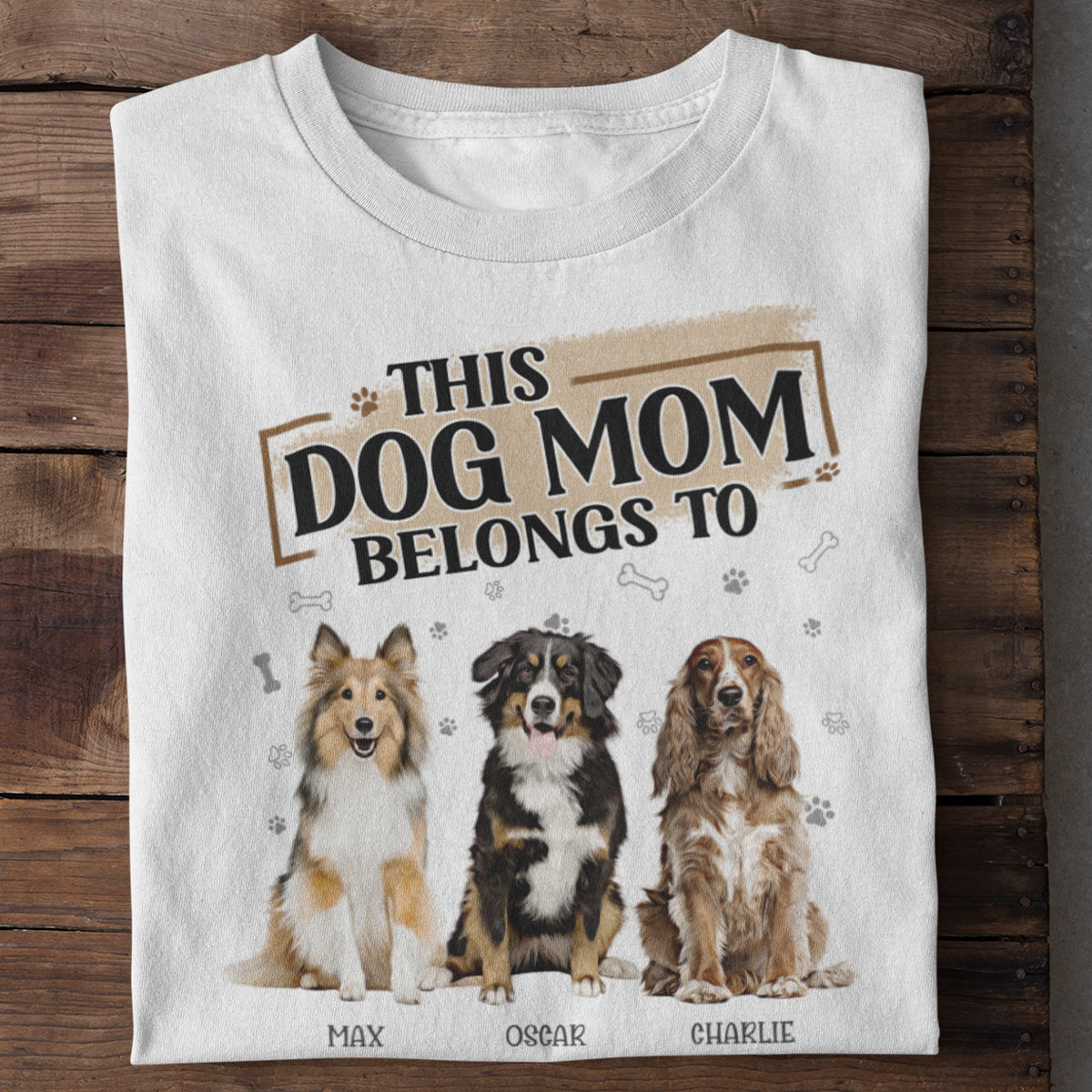 Free Shipping✈️You Belong To Me - Dog Personalized Custom Unisex T-shirt - Father's Day, Gift For Pet Owners, Pet Lovers