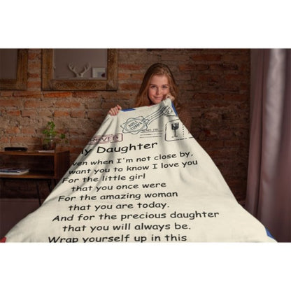 For My Little Girl That You Once Were - Family Blanket - Christmas Gift For Daughter From Mom - Lovscape