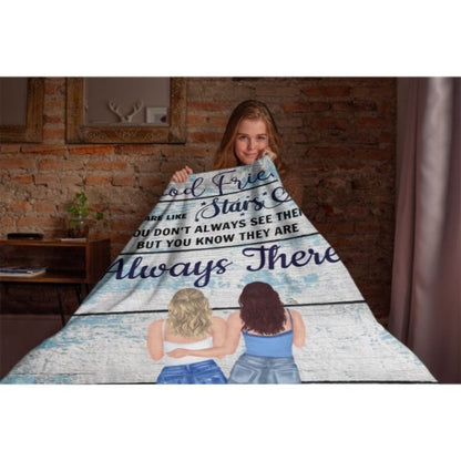 Good Friends Are Like Stars Blanket - Gift For Bestie - Lovscape