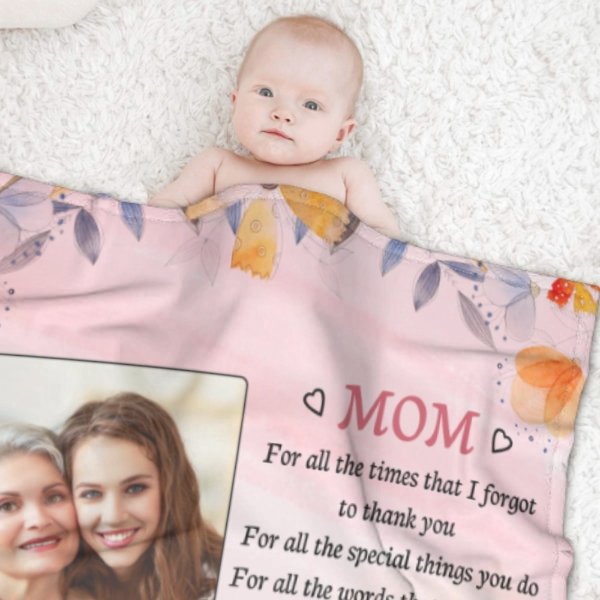 I Need To Say I Love You - Upload Image, Gift For Mom, Personalized Blanket - Lovscape