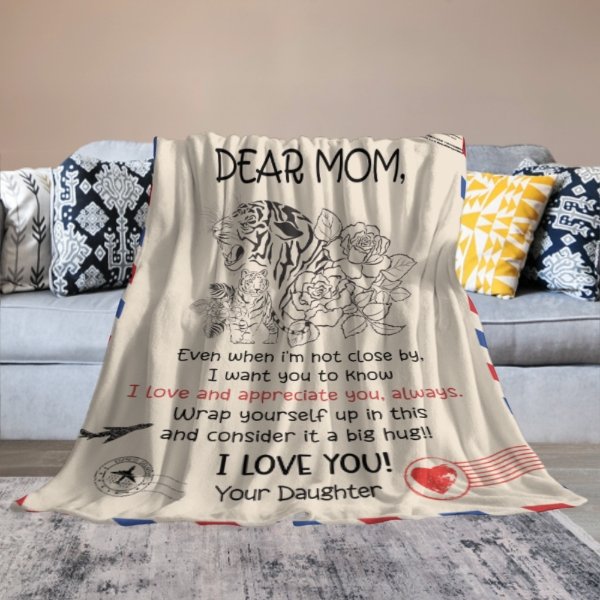 I Want You To Know I Love And Appreciate You - Gift For Mom, Blanket - Lovscape