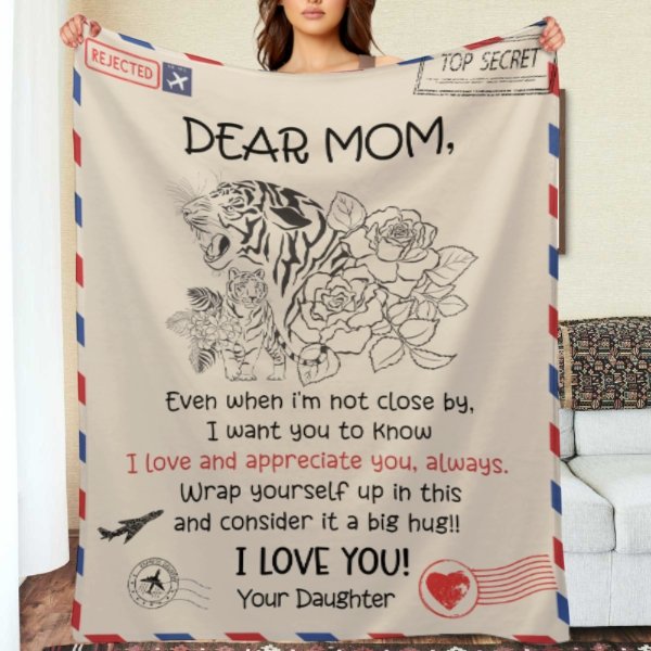 I Want You To Know I Love And Appreciate You - Gift For Mom, Blanket - Lovscape