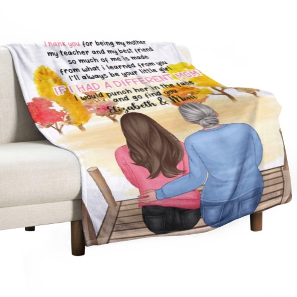 I'll Always Be Your Little Girl - Gift For Mom - Personalized Blanket - Lovscape