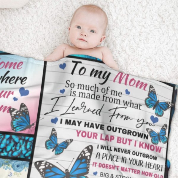 I'll Always Be Your Little Girl, Mom - Family Blanket - Gift For Mother From Daughter - Lovscape