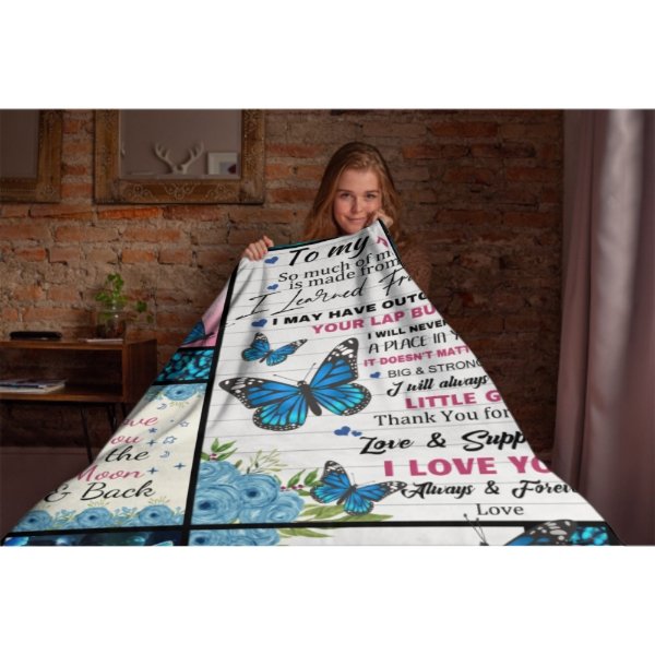 I'll Always Be Your Little Girl, Mom - Family Blanket - Gift For Mother From Daughter - Lovscape