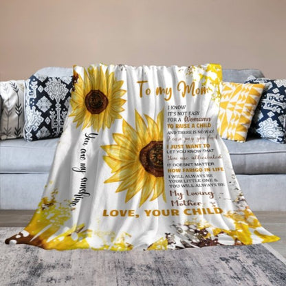 I'll Always Be Your Little One & You'll Always Be My Loving Mom - Blanket - To My Mom, Gift For Mom, Mom Gift From Daughter And Son, Birthday Gift For Mom - Lovscape