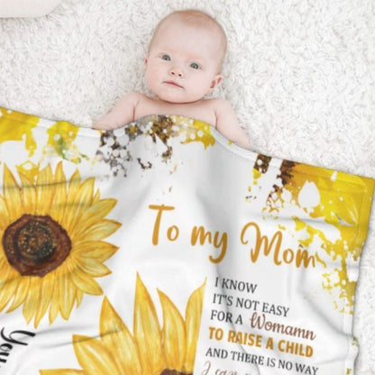 I'll Always Be Your Little One & You'll Always Be My Loving Mom - Blanket - To My Mom, Gift For Mom, Mom Gift From Daughter And Son, Birthday Gift For Mom - Lovscape