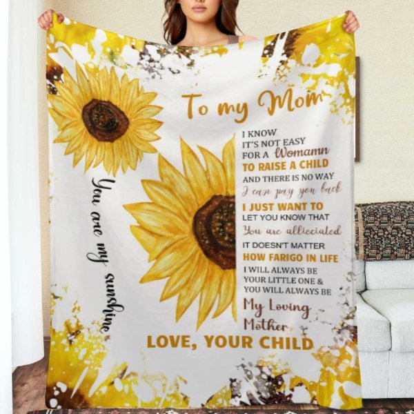 I'll Always Be Your Little One & You'll Always Be My Loving Mom - Blanket - To My Mom, Gift For Mom, Mom Gift From Daughter And Son, Birthday Gift For Mom - Lovscape