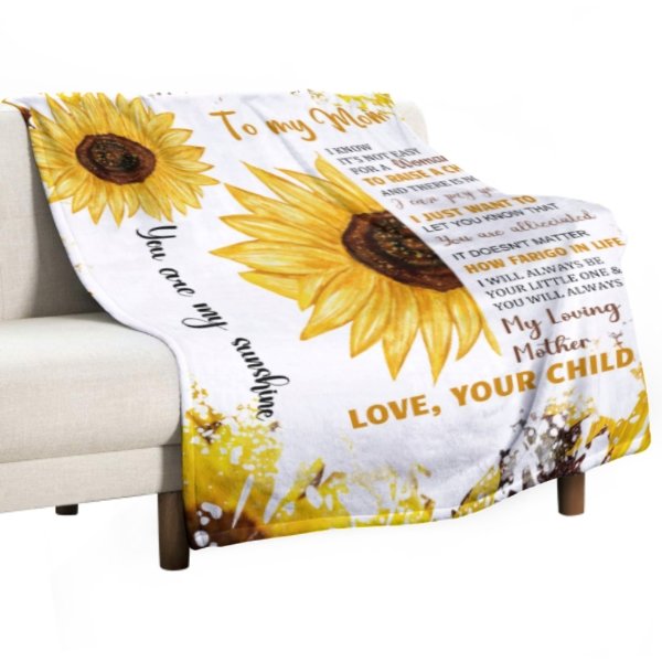 I'll Always Be Your Little One & You'll Always Be My Loving Mom - Blanket - To My Mom, Gift For Mom, Mom Gift From Daughter And Son, Birthday Gift For Mom - Lovscape