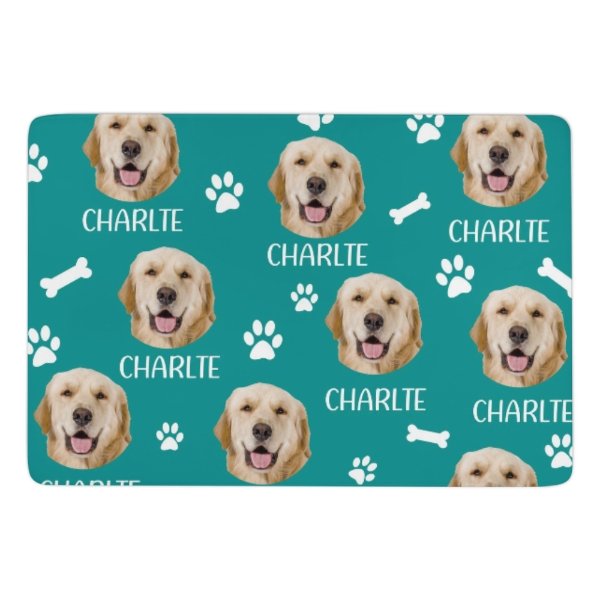 L'amour a quatre pattes - Tapis décoratif personnalisé - Télécharger l'image, cadeau pour les amoureux des animaux, cadeau de Noël