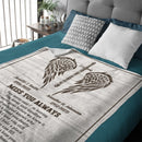 Missing You Always - Memorial Personalized Custom Blanket-Sympathy Gift For Family Members - Lovscape