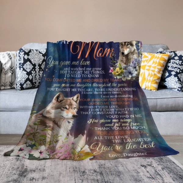 Mom, You Are The Best - Family Blanket - New Arrival, Christmas Gift For Mother From Daughter - Lovscape