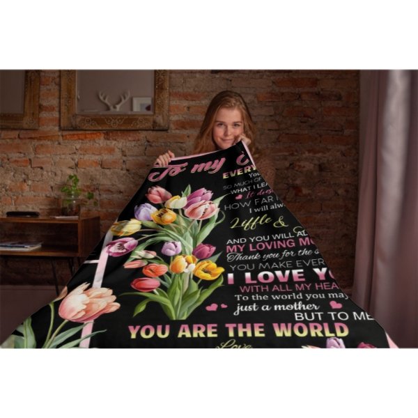 Not Always Eye To Eye But Always Heart To Heart - Family Blanket - New Arrival, Gift For Mother From Daughter - Lovscape