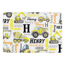 Personalized Name Construction Decorative Mat - Gift for Baby Birthday - Lovscape
