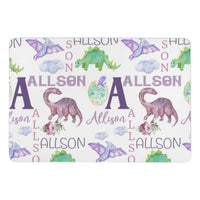 Personalized Name Dinosaur Decorative Mat - Gifts for Kids - Lovscape