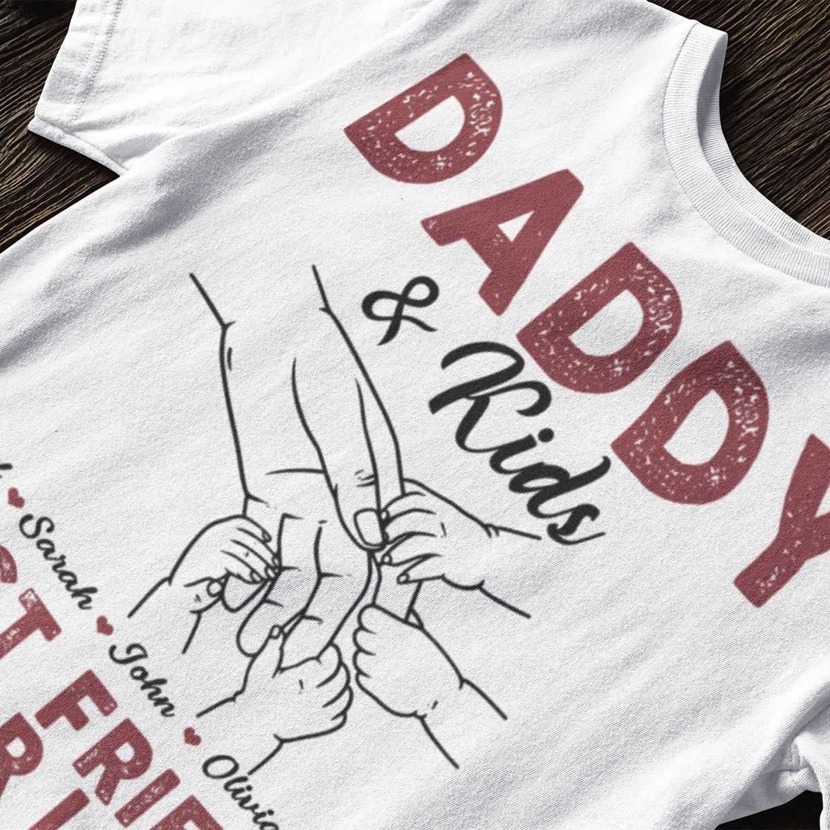 Meilleurs amis pour la vie - T-shirt unisexe personnalisé personnalisé pour la famille - Fête des pères, cadeau d'anniversaire pour papa