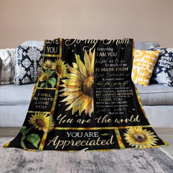 So Much Of Me Is Made From You - Family Blanket - New Arrival, Christmas Gift For Mother From Daughter - Lovscape