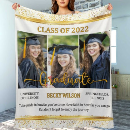 Taking Pride In How Far You've Come And Having Faith In How Far You Can Go - Upload Image, Personalized Blanket - Lovscape