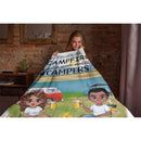 The Best Memories Are Made Camping - Husband & Wife - Gift For Camping Couples, Personalized Blanket - Lovscape