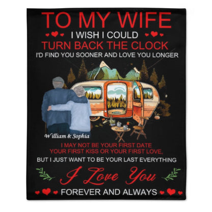 To My Wife - Forever And Always - Custom Blanket 🔥HOT DEAL - 40% OFF🔥 - Lovscape