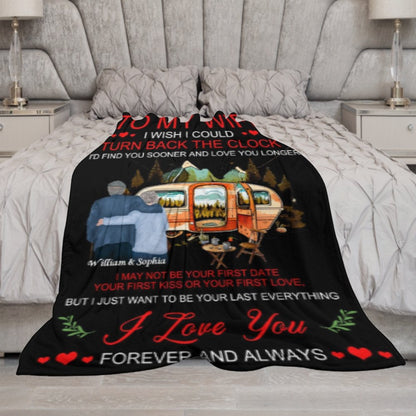 To My Wife - Forever And Always - Custom Blanket 🔥HOT DEAL - 40% OFF🔥 - Lovscape