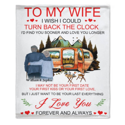 To My Wife - Forever And Always - Custom Blanket 🔥HOT DEAL - 40% OFF🔥 - Lovscape