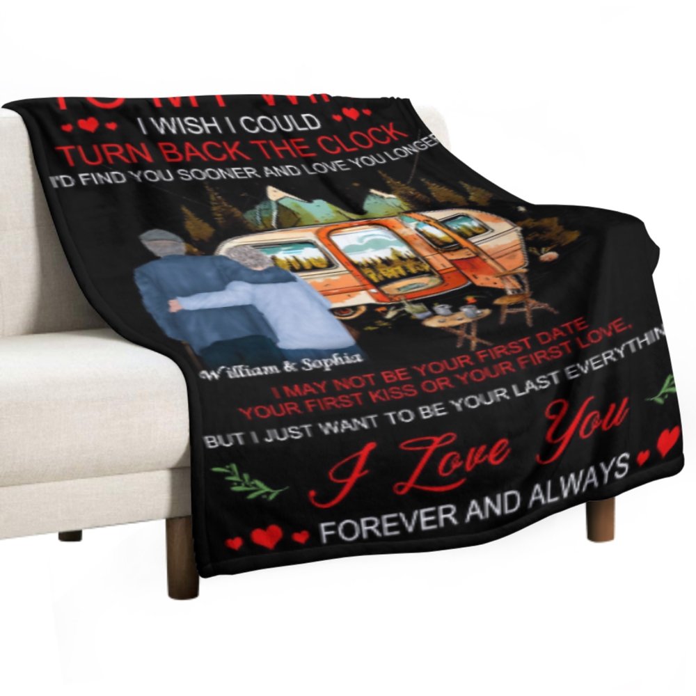 To My Wife - Forever And Always - Custom Blanket 🔥HOT DEAL - 40% OFF🔥 - Lovscape