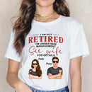 Under New Management See Wife For Details - Personalized Shirt - Gift For Husband - Man And Woman Illustration - lovscape