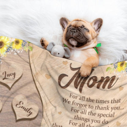 We Need To Say We Love You - Gift For Mom - Personalized Blanket - Lovscape