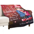 You Will Forever Be My Always - Couple Personalized Custom Blanket - Gift For Husband Wife, Anniversary - Lovscape