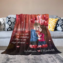 You Will Forever Be My Always - Couple Personalized Custom Blanket - Gift For Husband Wife, Anniversary - Lovscape